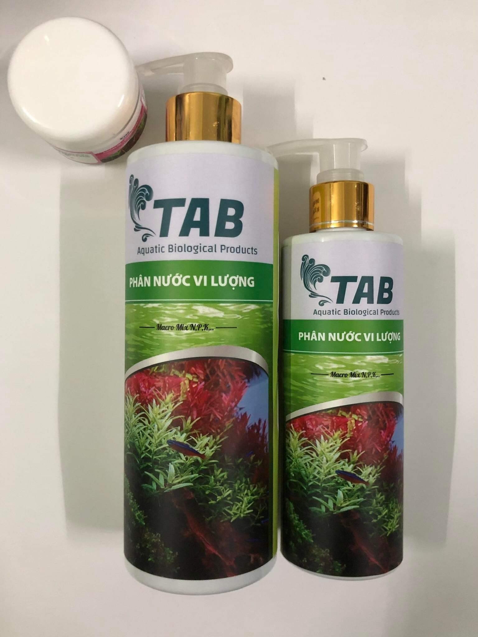 Phân nước Đa lượng - Vi lượng TAB cung cấp dinh dưỡng cho cây thủy sinh